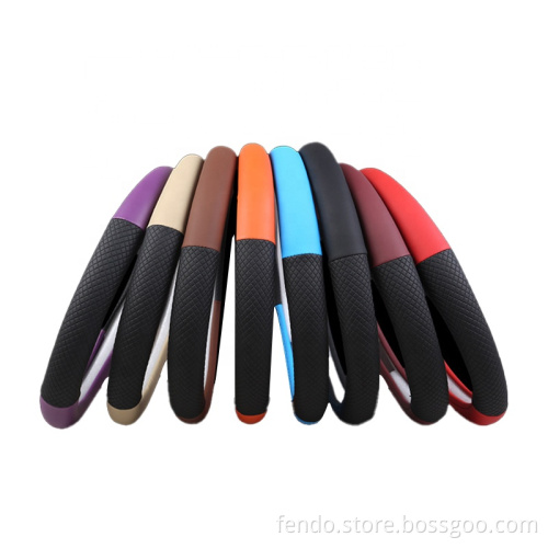 Universal Anti-Slip PVC Leather Car Steering Wheel Cover